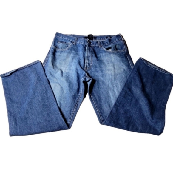 Calvin Klein Mens Straight Leg Denim Jeans. Medium Rinse. Size 36 - Picture 1 of 5